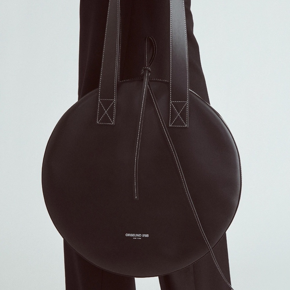 Orseund Iris Leather Circle Tote